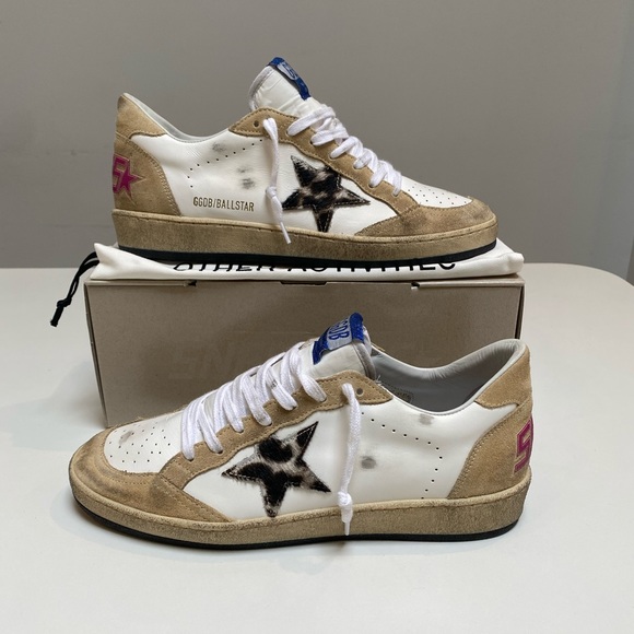 Golden Goose Ball Star Sneaker Cappuccino/White/Brown size 41 NIB - Picture 3 of 13